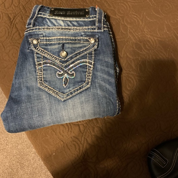 EUC CUTE ROCK REVIVAL LUNA EASY BOOT CUT 27/35 - Picture 5 of 12